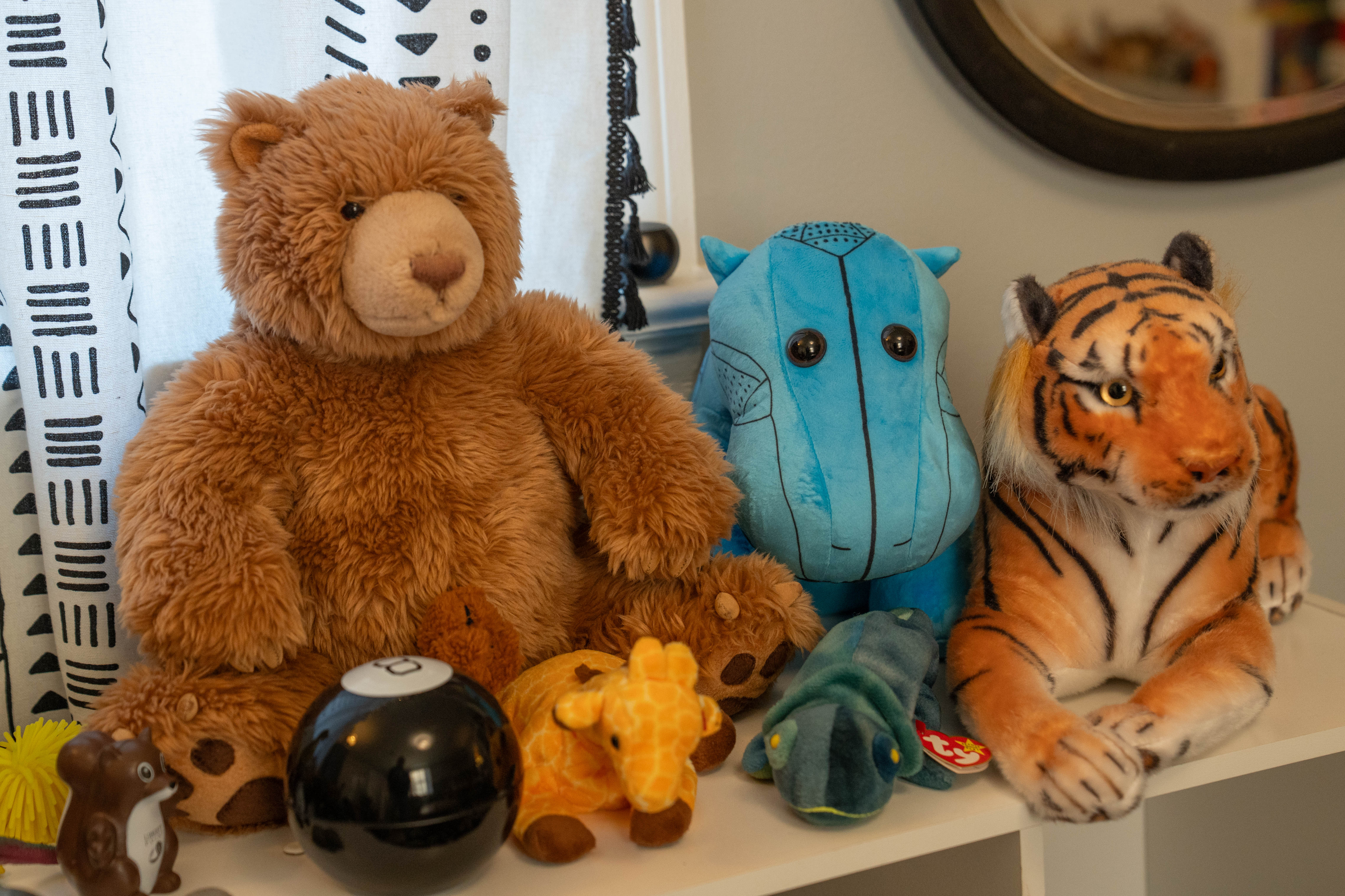 Toys available for play therapy